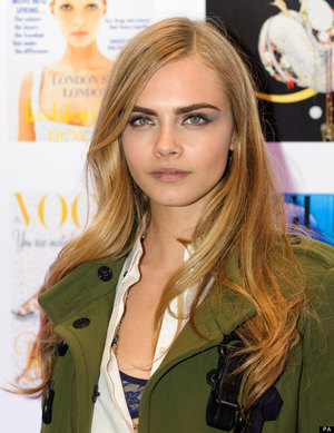 Cara Delevingne bronde hair